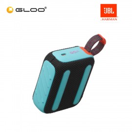 JBL GO 4  Portable Waterproof Speaker -Black Orange 050036401128