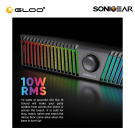 SonicGear iOX BAR III BT - Black 8886411910976