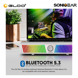 SonicGear iOX BAR III BT - White 8886411911041