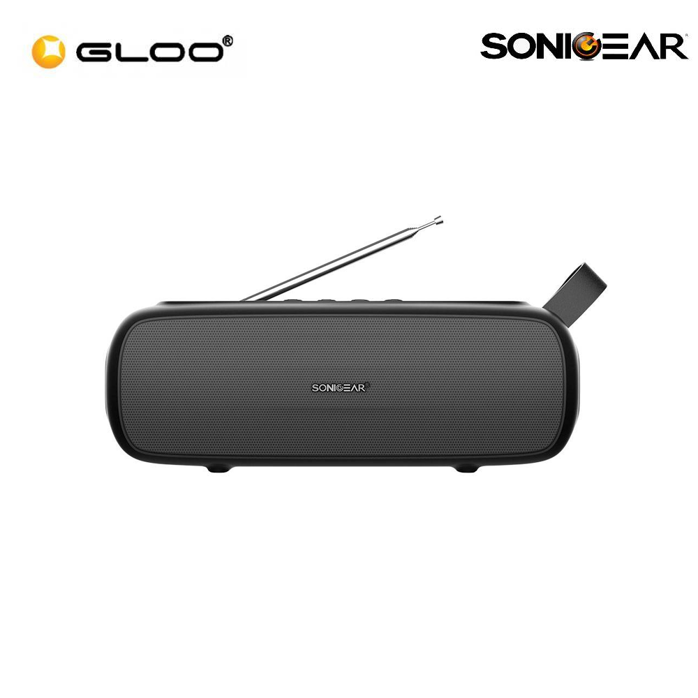SonicGear P8000 Super Portable TWS Speaker - Black Grey 8886411906221