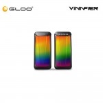 Vinnfier ICON 909BT USB Speaker with 7 Modes LED Light Aux Line In  9555637203733