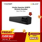 Vinnfier Hyperbar 100BTR Wireless Soundbar - Black