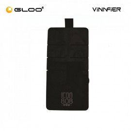 VINNFIER ICON 808BTR USB Portable Speaker with 7 Modes LED Lights, 2.0 Bluetooth Speaker Black