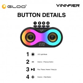 Vinnfier Tango Neo 12 WMV Portable Wireless Speaker 9555637205065