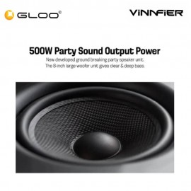 Vinnfier Tango XT2000 WMU Portable Trolley Loud Speaker 9555637204136