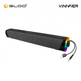 Vinnfier Hyperbar U30BT USB Powered Soundbar – Black