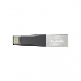 Sandisk -iXpand mini Flash Drive 128GB USB 3.0 Silver