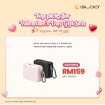 ADAM elements VIONTA T1 10000mAh Travel Power Bank with Built-In Cable-Pink APBADVTT1PK 840741117229