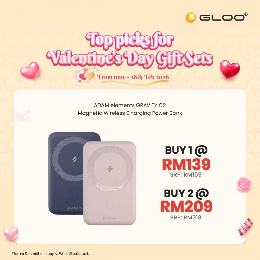 ADAM elements GRAVITY C2 Magnetic Wireless Charging Power Bank-Midnight 840741114754