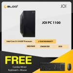 JOI (R) PC 1100 (i3-10105F/8GB/256GB SSD/GT 1030 2GB/DOS) Free Combo Wired Keyboard+Mouse