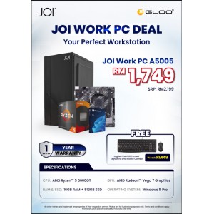 JOI WORK PC A5005 (AMD RYZEN 5 5600GT/16GB RAM/512GB SSD/W11P)