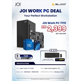 JOI Work PC 7170 (Intel® Core™ i7-14700/8GB RAM/256GB SSD/W11P)