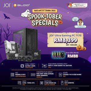 JOI Ultra Gaming PC 7170 (Intel Ultra 7-265K/16GB RAM/512GB SSD/RTX 5070 TI/DOS)