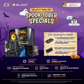 JOI Gaming PC A5005 (AMD Ryzen 5 5600XT/8GB RAM/256GB SSD/RX9060XT/W11P)