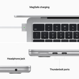	(Great Eastern) Apple 13-inch MacBook Air M2 chip with 8-core CPU and 10-core GPU, 512GB - Silver