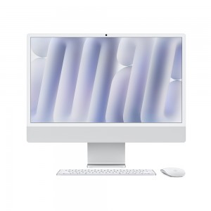 Apple 24-inch iMac with Retina 4.5K display, M4 chip with 8‑core CPU and 8‑core GPU, 16GB, 256GB SSD - Silver