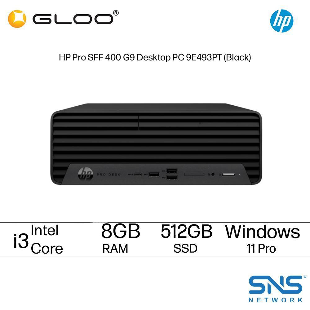 [Pre-order] HP Pro SFF 400 G9 Desktop PC 9E493PT (Intel i3-13100 | 8GB RAM | 512GB SSD | Intel UHD Graphics 730 | Windows 11 Pro) [ETA: 8 weeks if no delay]