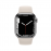 Apple Watch Series 7 GPS + Cellular, 41mm Silver Stainless Steel Case with Starlight Sport Band