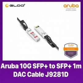 [PREORDER] Aruba 10G SFP+ to SFP+ 1m DAC Cable - J9281D