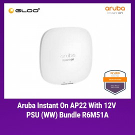 [PREORDER] Aruba Instant On AP22 with 12V PSU (WW) Bundle - R6M51A