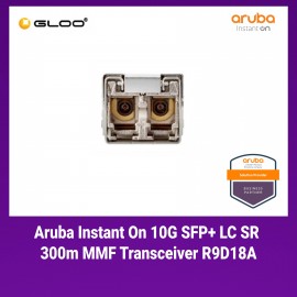 Aruba Instant On 10G SFP+ LC SR 300m MMF Transceiver - R9D18A