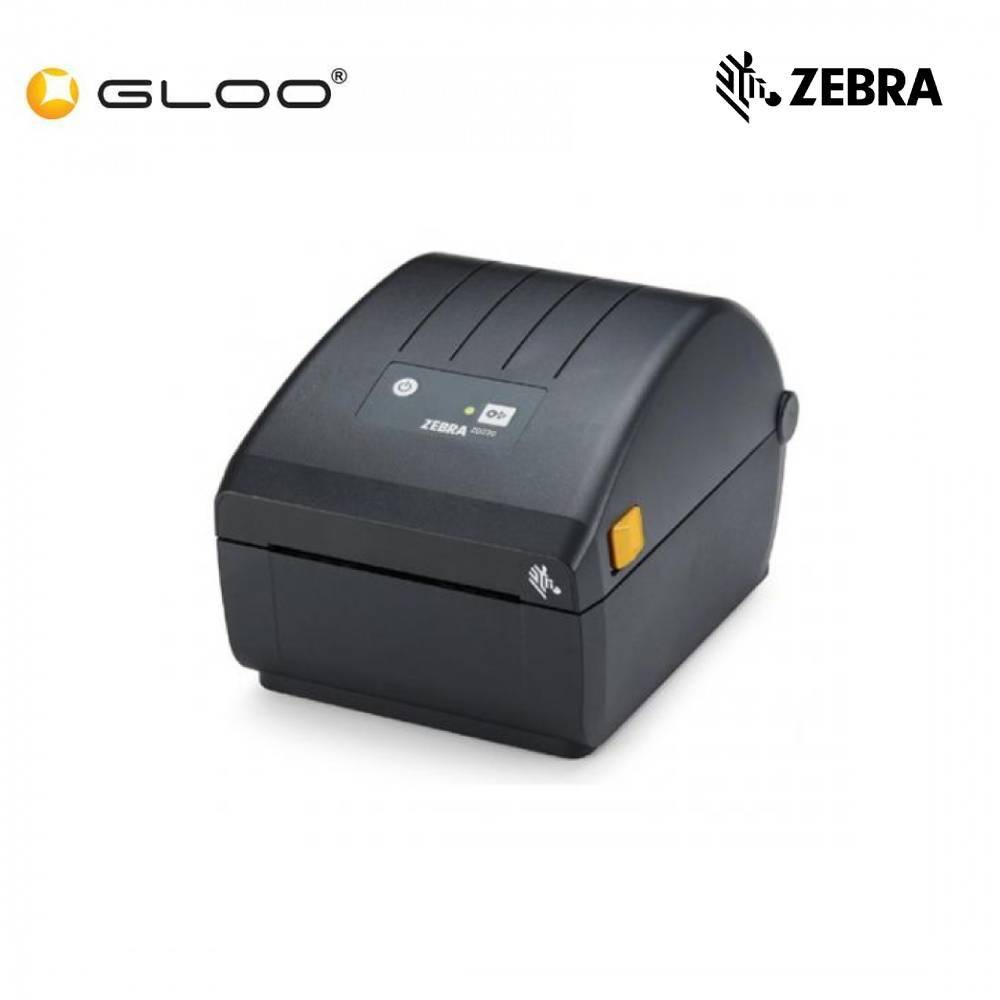 Zebra ZD220t 4-inch Thermal Transfer Desktop Printer 203 dpi with USB and APAC Power Cord bundle (ZD22042-T0PG00EZ)