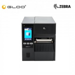 ZEBRA ZT411 4-inch Industrial Thermal Transfer Printer 300 dpi with 4.3-inch Color Touch Display, UK/AU/JP/EU Cords, USB, 10/100 Ethernet, Bluetooth 4.1/MFi (ZT41143-T0P0000Z)