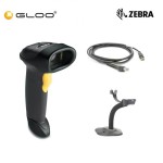 Zebra LS2208 1D Wire Barcode Scanner with Stand USB kit (LS2208-SR20007R-UR)