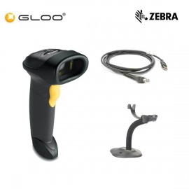 Zebra LS2208 1D Wire Barcode Scanner with Stand USB kit (LS2208-SR20007R-UR)