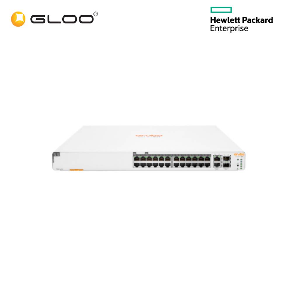 HPE Networking Instant On 1960 24G 20p CL4 4p CL6 PoE 2XGT 2SFP+ 370W Switch - JL807A