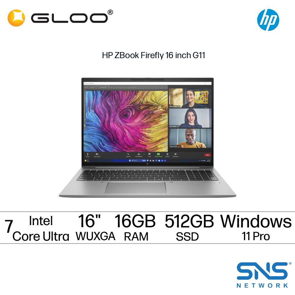 [Pre-order] HP ZBook Firefly 16 inch G11 Mobile Workstation PC (8K927AV) (Intel Core Ultra 7-155H | 16" | 16GB RAM | 512GB SSD | NVIDIA RTX A500 | Windows 11 Pro) [ETA: 8 working weeks if no delay]