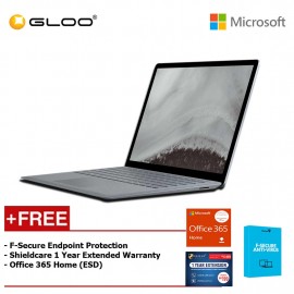 Microsoft Surface Laptop 2 Core i5/8GB RAM - 256GB + 365 Home + Fsecure + 1Yr Ext Wty