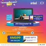 JOI Classmate 10 (Celeron N4020,4GB,128GB eMMC,Intel UHD Graphics 600,11.6”HD,W10 Pro,Grey)
