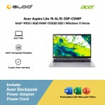 Acer Aspire Lite 15 AL15-33P-C9WF Laptop (Intel® N150 | 15.6"FHD | 8GB RAM | 512GB SSD | Intel® Intergrated Graphics | Windows 11 Home | Microsoft Office Home & Student 2024 + Microsoft 365 Basic)
