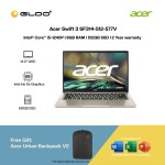 [Pre-order] Acer Swift 3 SF314-512-577V Laptop (i5-1240P,8GB,512GB SSD,Intel Iris Xe,H&S,14”QHD,W11H,Gold) [ETA:3-5 working days]