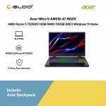 [Pre-order] Acer Nitro 5 AN515-47-R02X Gaming Laptop (R5-7535HS,8GB,512GB SSD,RTX3050 4GB,15.6”FHD,W11H,Blk Red) [ETA: 3-5 working days]