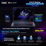 Acer Predator Helios Neo 16S Ai PHN16S-71-77TF Gaming Laptop (NVIDIA® GeForce RTX™ 5060 | CU 7-255HX | 16”WQXGA OLED | 16GB RAM | 1TB SSD | Windows 11 Home | Office Home + M365)