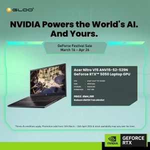 Acer Nitro V15 ANV15-52-529N Gaming Laptop (NVIDIA® GeForce RTX™ 5050 | C i5-13420H | 15.6" FHD | 16GB RAM | 512GB SSD | Windows 11 Home | Office Home & Student + M365)