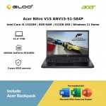 Acer Nitro V15 ANV15-51-584P Gaming Laptop (Intel Core i5-13420H Processor | 15.6" FHD | 8GB RAM | 512GB SSD | NVIDIA GeForce RTX2050 | Windows 11 Home) 