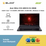 Acer Nitro V15 ANV15-51-58GB Laptop (Intel® Core™ i5-13420H Processor | 15.6” FHD | 8GB RAM | 512GB SSD | NVIDIA® Geforce RTX™ 2050 | Windows 11 Home) 
