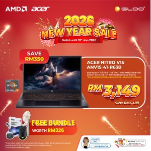 Acer Nitro V15 ANV15-41-R63B Gaming Laptop (AMD Ryzen™ 5 7535HS | 15.6” FHD | 16GB RAM | 512GB SSD | NVIDIA® GeForce RTX™ 3050 | Windows 11 Home | Microsoft Office Home & Student + Microsoft 365)
