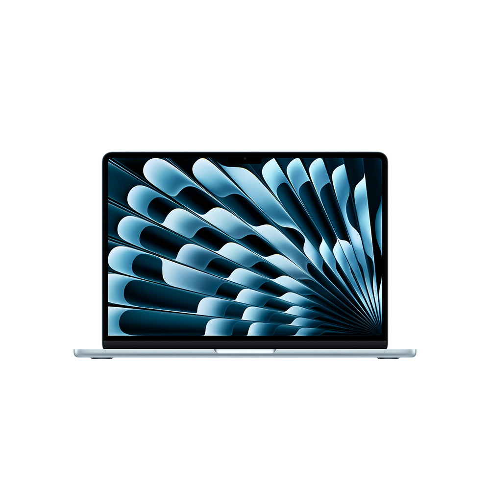 Apple 13-inch MacBook Air, M4 chip with 10-core CPU and 8-core GPU, 16GB, 256GB SSD - Sky Blue