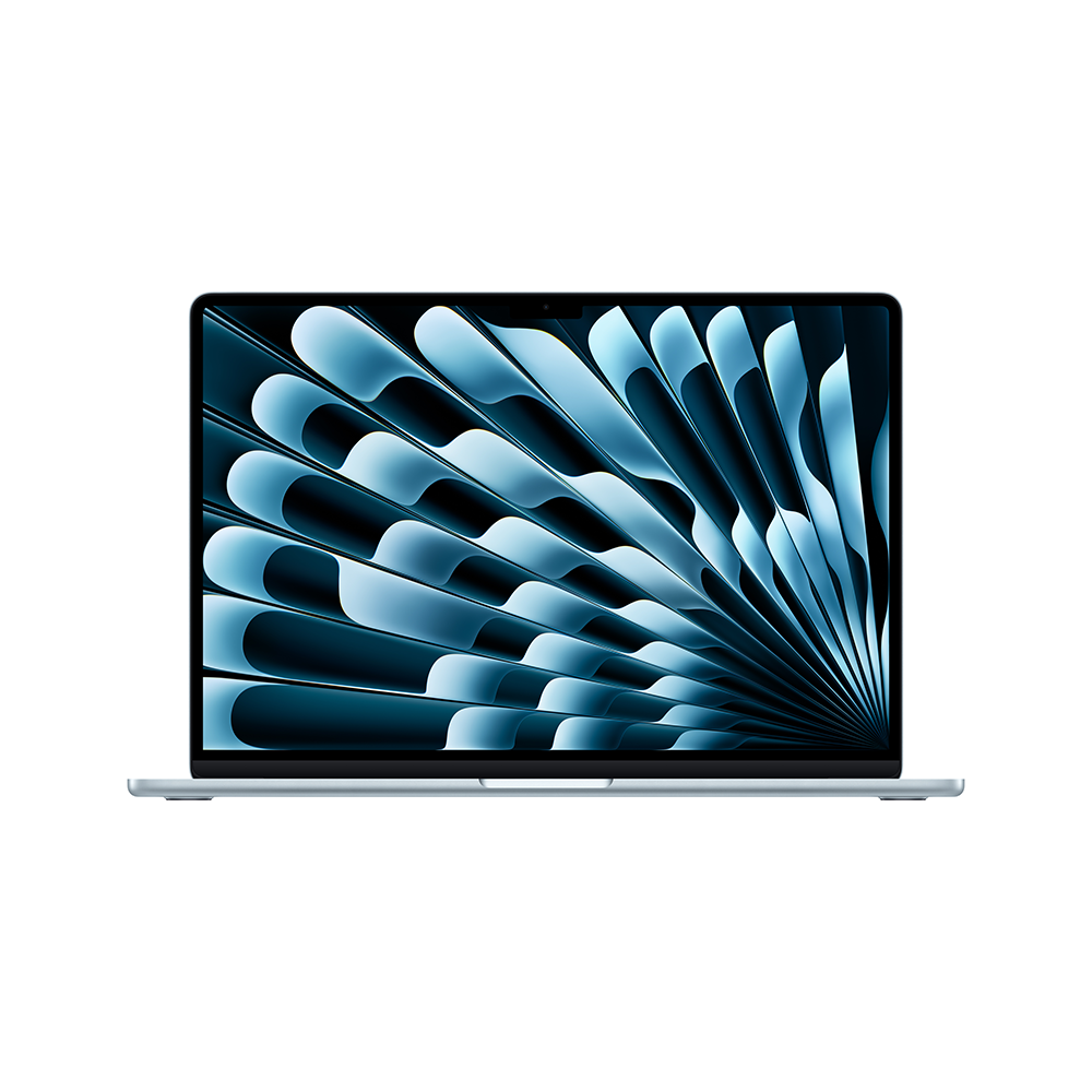 Apple 15-inch MacBook Air, M4 chip with 10-core CPU and 10-core GPU, 16GB, 512GB SSD - Sky Blue