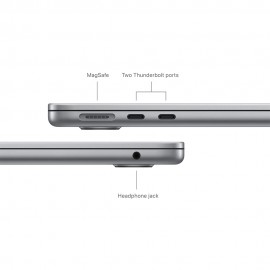 	(Great Eastern) Apple 13-inch MacBook Air, M3 chip with 8-core CPU and 8-core GPU, 16GB, 256GB SSD - Space Grey