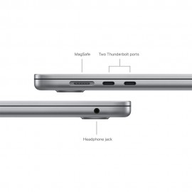 	(Great Eastern) Apple 15-inch MacBook Air, M3 chip with 8-core CPU and 10-core GPU, 16GB, 256GB SSD - Space Grey