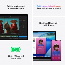 (Great Eastern) Apple 14-inch MacBook Pro, M5 Pro chip with 15‑core CPU and 16‑core GPU, 24GB, 2TB SSD - Space Black