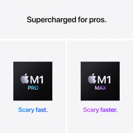 Apple 14-inch MacBook Pro M1 Pro chip with 8-core CPU and 14-core GPU, 512GB SSD - Space Grey