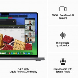 14-inch MacBook Pro: Apple M3 chip with 8‑core CPU and 10‑core GPU, 512GB SSD - Space Grey