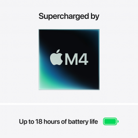 Apple 15-inch MacBook Air, M4 chip with 10-core CPU and 10-core GPU, 24GB, 512GB SSD - Midnight