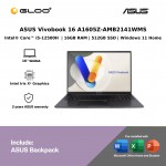 ASUS Vivobook 16 A1605Z-AMB2141WMS Laptop (Intel® Core™ i5-12500H | 16” WUXGA | 16GB RAM | 512GB SSD | Intel Iris Xᵉ Graphics | Windows 11 Home) 
